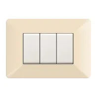 PLACCA EASY MATIX AVORIO 3P (10