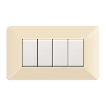 PLACCA EASY MATIX AVORIO 4P