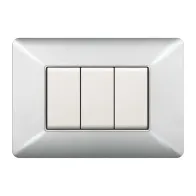 PLACCA EASY MATIX ALLUMINIO CHIARO 3P (10