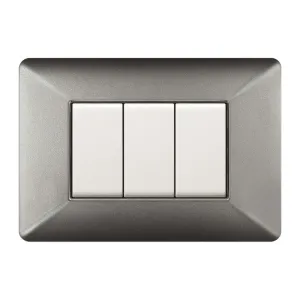 PLACCA EASY MATIX ALLUMINIO NOTTE 3P (10