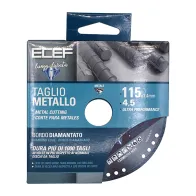 DISCO DIAMANTATO P/TAGLIO METALLO D 115 MM