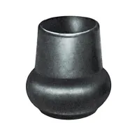 BL SOTTOPIEDE P/TUBO A PERA 40 MM NERO 4 PZ (4