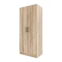 KIT ARMADIO 2 ANTE 190X80X52 ROVERE BARLY K021