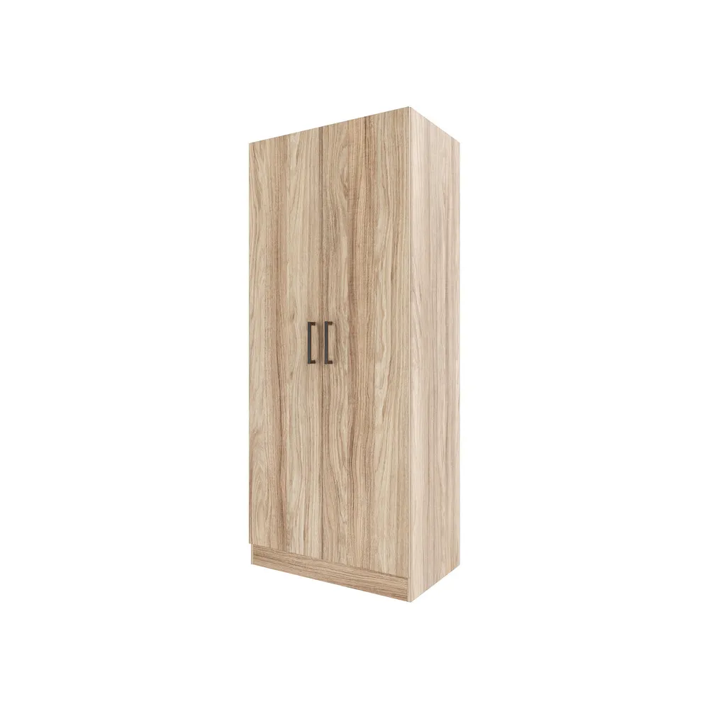 KIT ARMADIO 2 ANTE 190X80X52 ROVERE BARLY K021