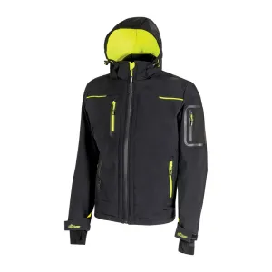 U-POWER GIACCONE SPACE NERO-GIALLO TG.  M