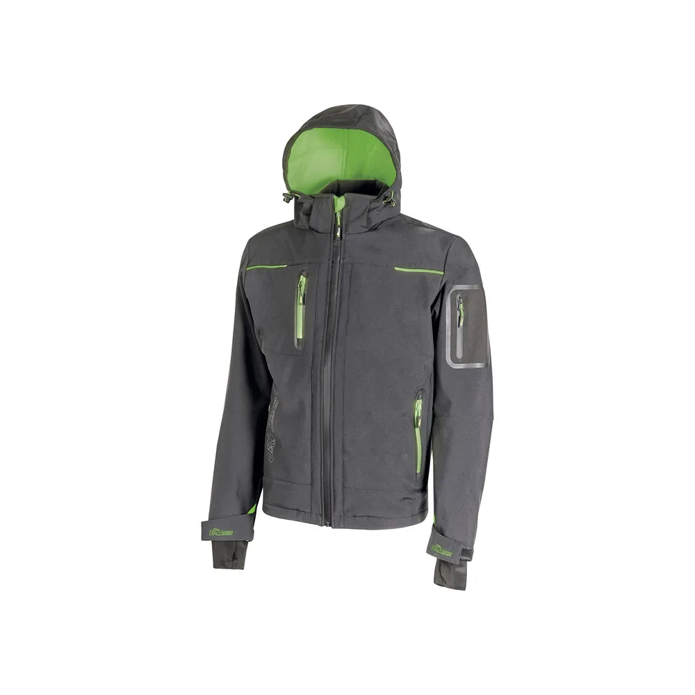 U-POWER GIACCONE SPACE GRIGIO-VERDE TG.  XL