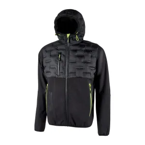 U-POWER GIACCONE SPOCK NERO-GIALLO TAGLIA M