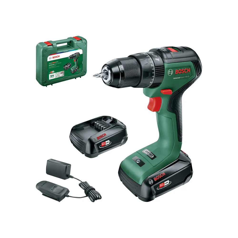 BOSCH-V 18VP TRAPANO 2 BATT.2AH UNIVERSAL IMPACT BOSCH-V 18VP TRAPANO 2 BATT.2AH UNIVERSAL IMPACT