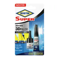 BOSTIK ADESIVO SUPER 3D FILLER BLISTER (6