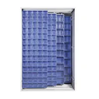 ARMADIO 3 PANNELLI SCORREVOLI CRISTAL BOX 224 CASS. BLU