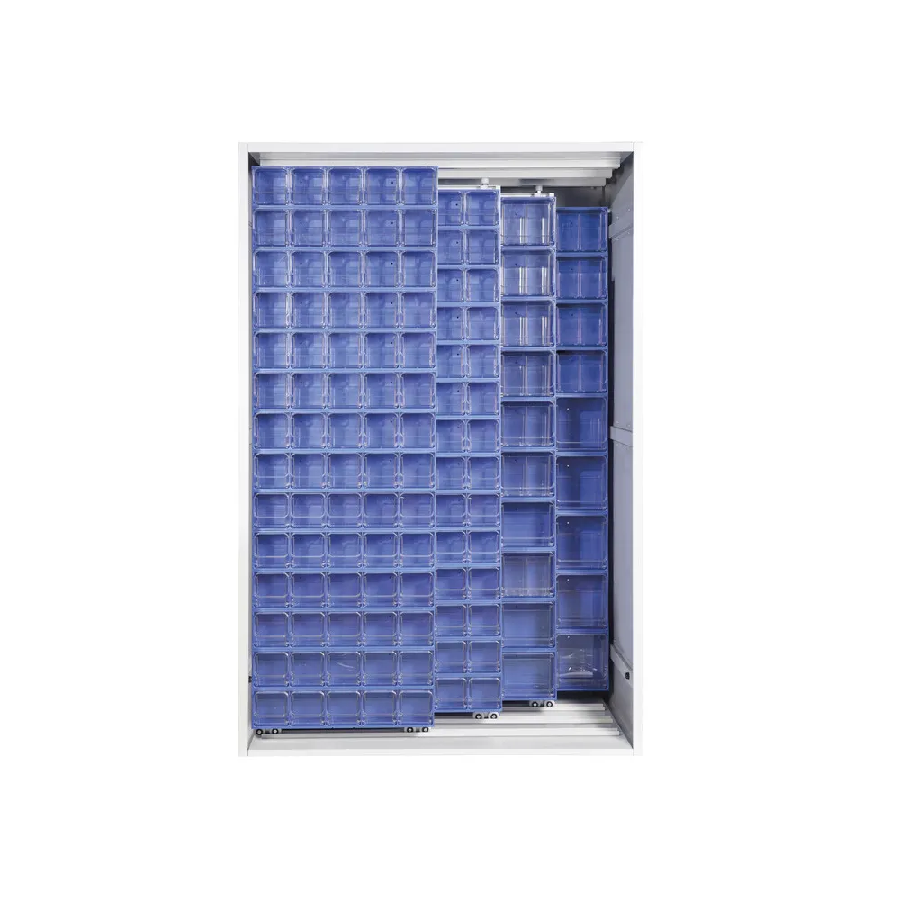 ARMADIO 3 PANNELLI SCORREVOLI CRISTAL BOX 224 CASS. BLU