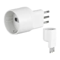 ADATTATORE SCHUKO 10A DISASSATO SALVASP BCO FIG.16 (25