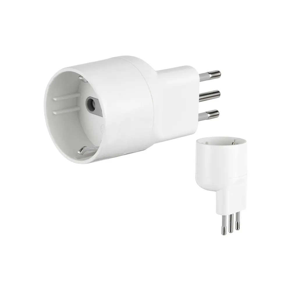 ADATTATORE SCHUKO 10A DISASSATO SALVASP BCO FIG.16 (25