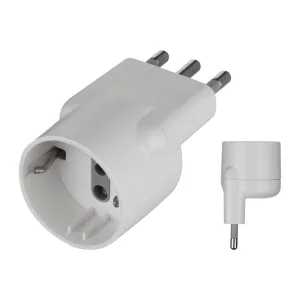 ADATTATORE SCHUKO 16A DISASSATO SALVASP BCO FIG.16 (25