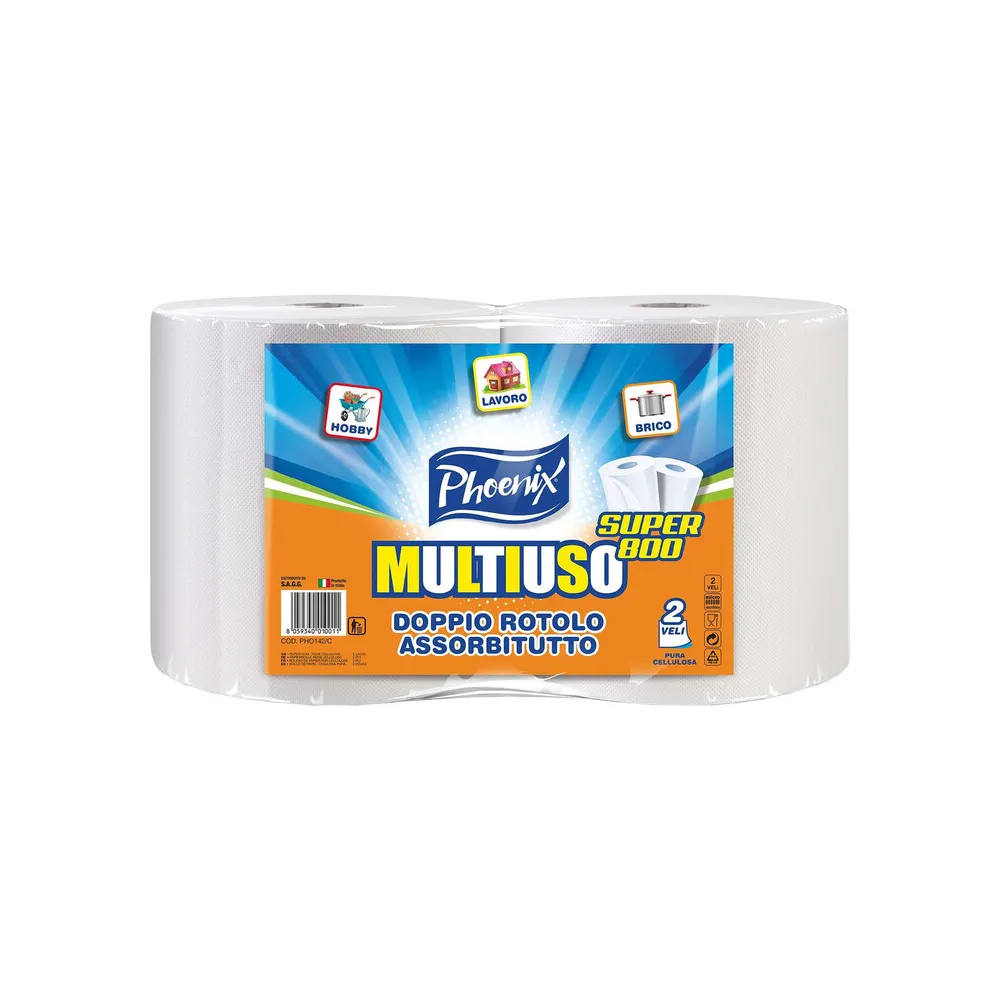 BOBINA CARTA PURA CELLUL SUPER 800 2 PZ  1