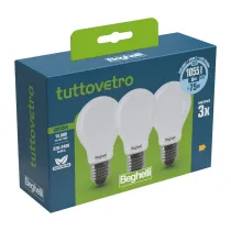 BEGHELLI LED GOCCIA E27  8W 58052 FREDDA 6500K 3 PZ (10