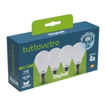 BEGHELLI LED SFERA E14  5W 58058 FREDDA 6500K SET 4 (10