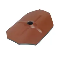 BS RONDELLA OTTAGONALE ACC 75X50 ROSSO TEG 10 PZ (5