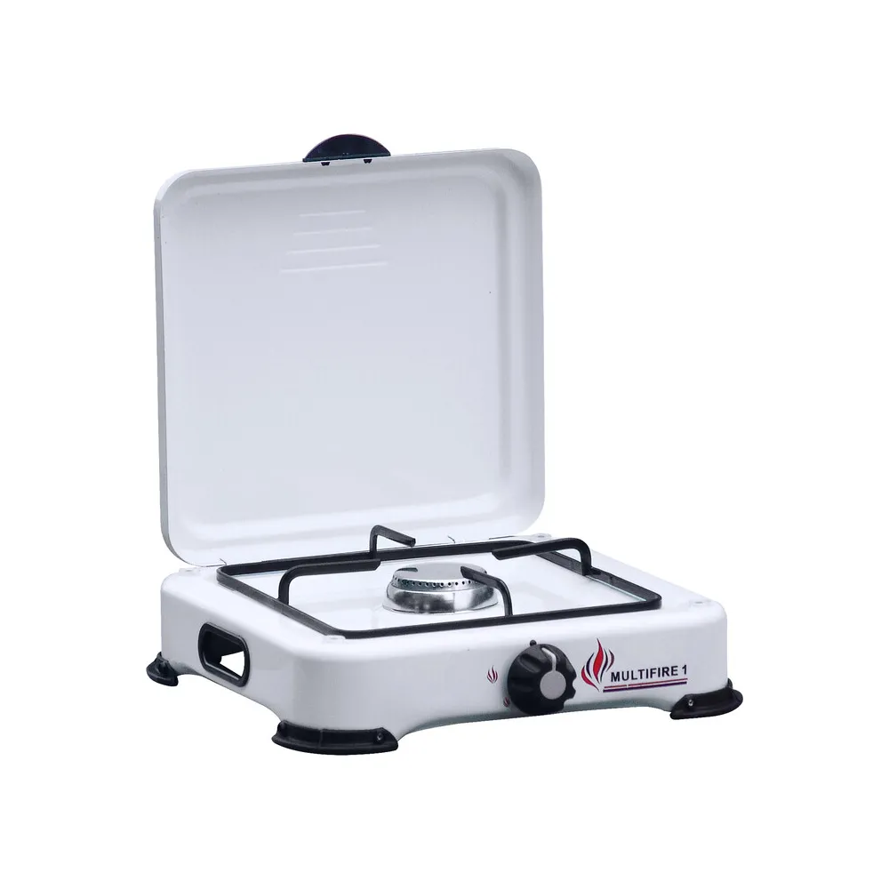 FORNELLO A GAS 1 FUOCO C/COPERCHIO CAMPING MULTIFIRE 1
