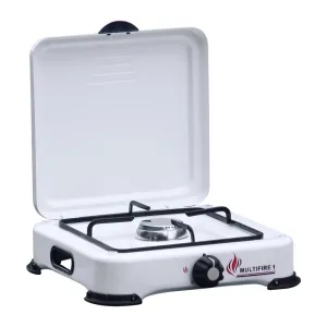 FORNELLO A GAS 1 FUOCO C/COPERCHIO CAMPING MULTIFIRE 1