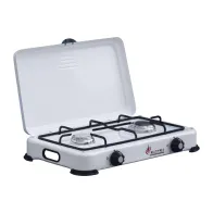 FORNELLO A GAS 2 FUOCHI C/COPERCHIO CAMPING MULTIFIRE 2