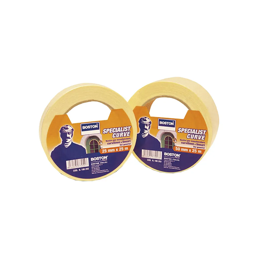BOSTON NASTRO MASCHERA SPECIAL CURVE 25MMX25M BOSTON NASTRO MASCHERA SPECIAL CURVE 25MMX25M