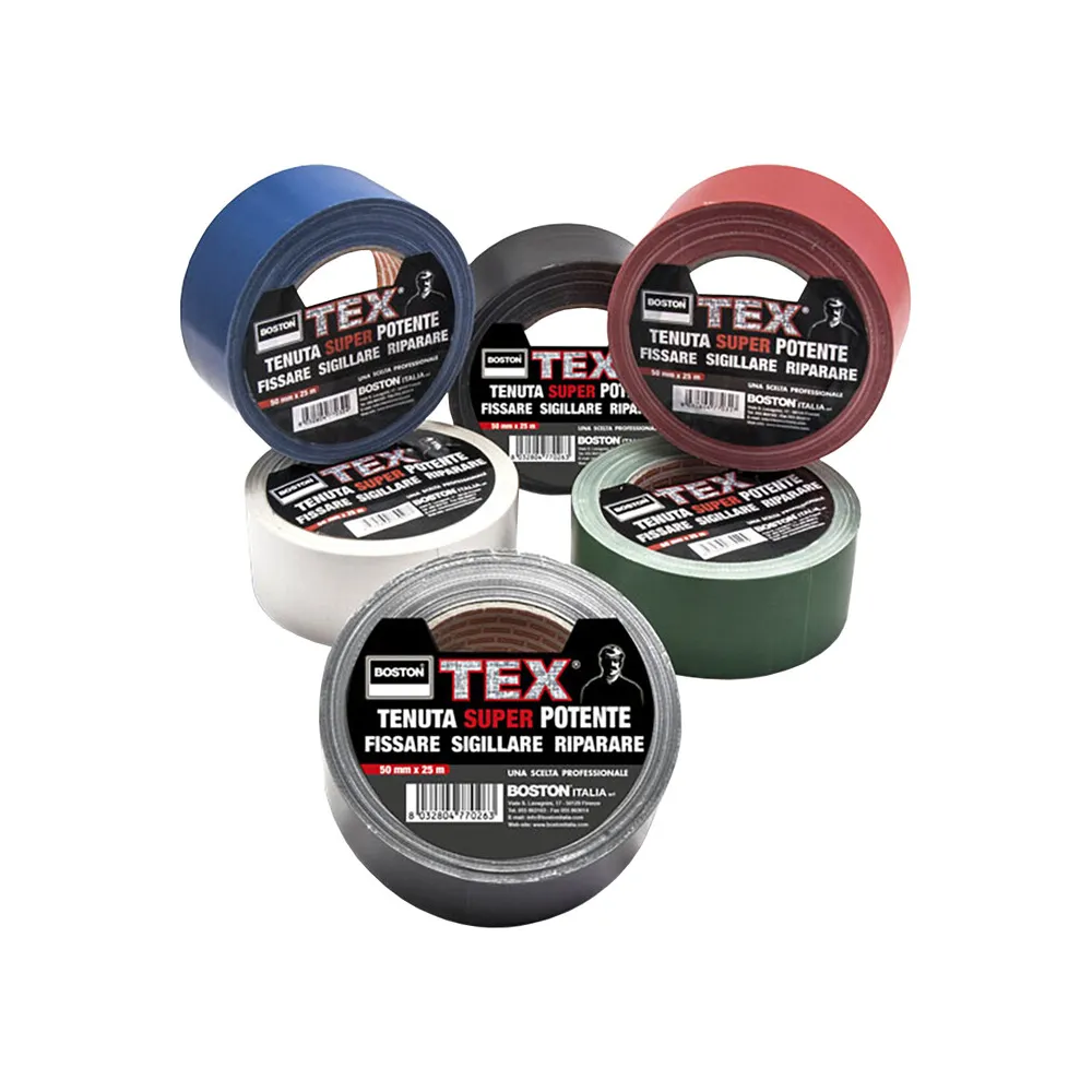 NASTRO ADESIVO TEX MM 50X25M NERO NASTRO ADESIVO TEX MM 50X25M NERO