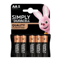 DURACELL SIMPLY ALCALINA STILO 5 PZ (20