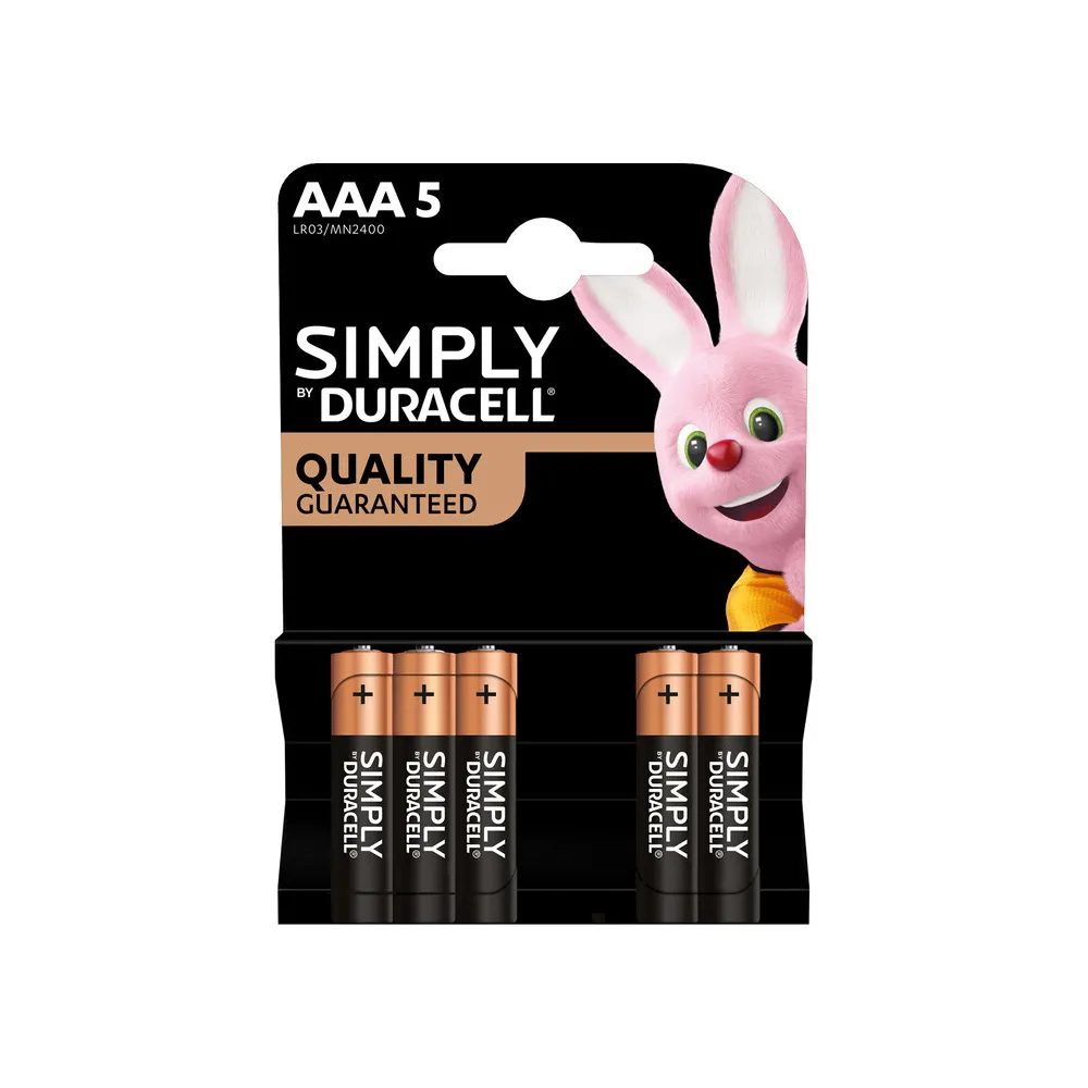 DURACELL SIMPLY ALCALINA MINISTILO 5 PZ (10 DURACELL SIMPLY ALCALINA MINISTILO 5 PZ (10
