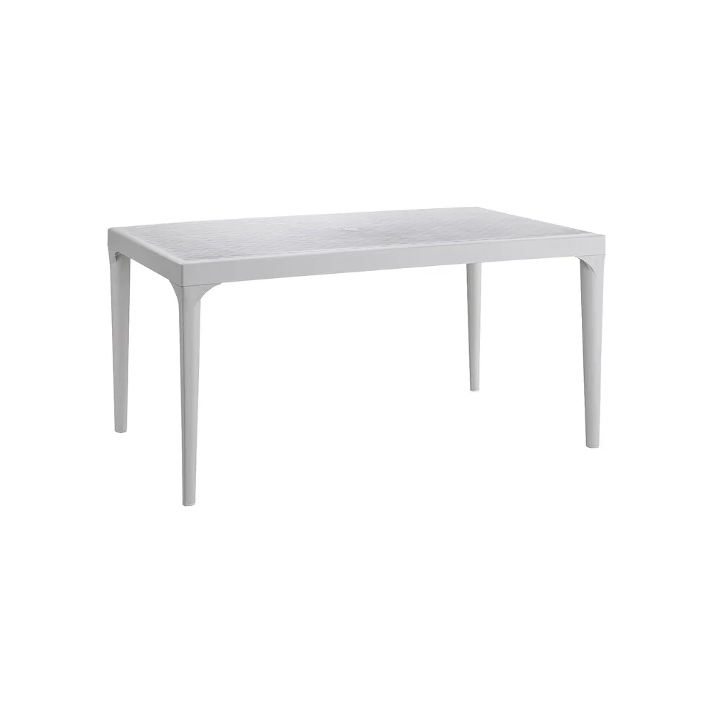TAVOLO RESINA OSLO 150X90XH74 CM BIANCO TAVOLO RESINA OSLO 150X90XH74 CM BIANCO