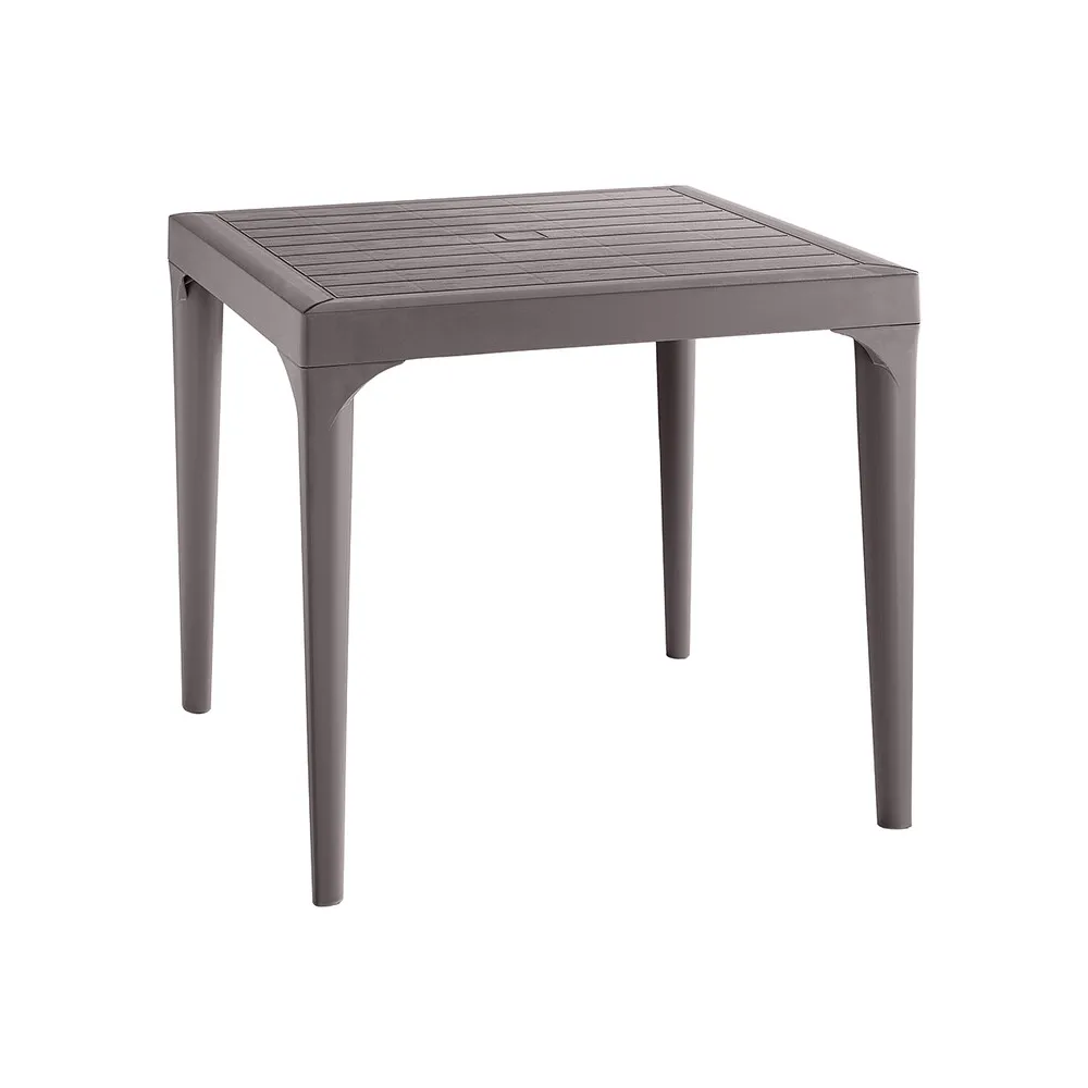 TAVOLO RESINA MALMO 80X80XH74CM TORTORA TAVOLO RESINA MALMO 80X80XH74CM TORTORA