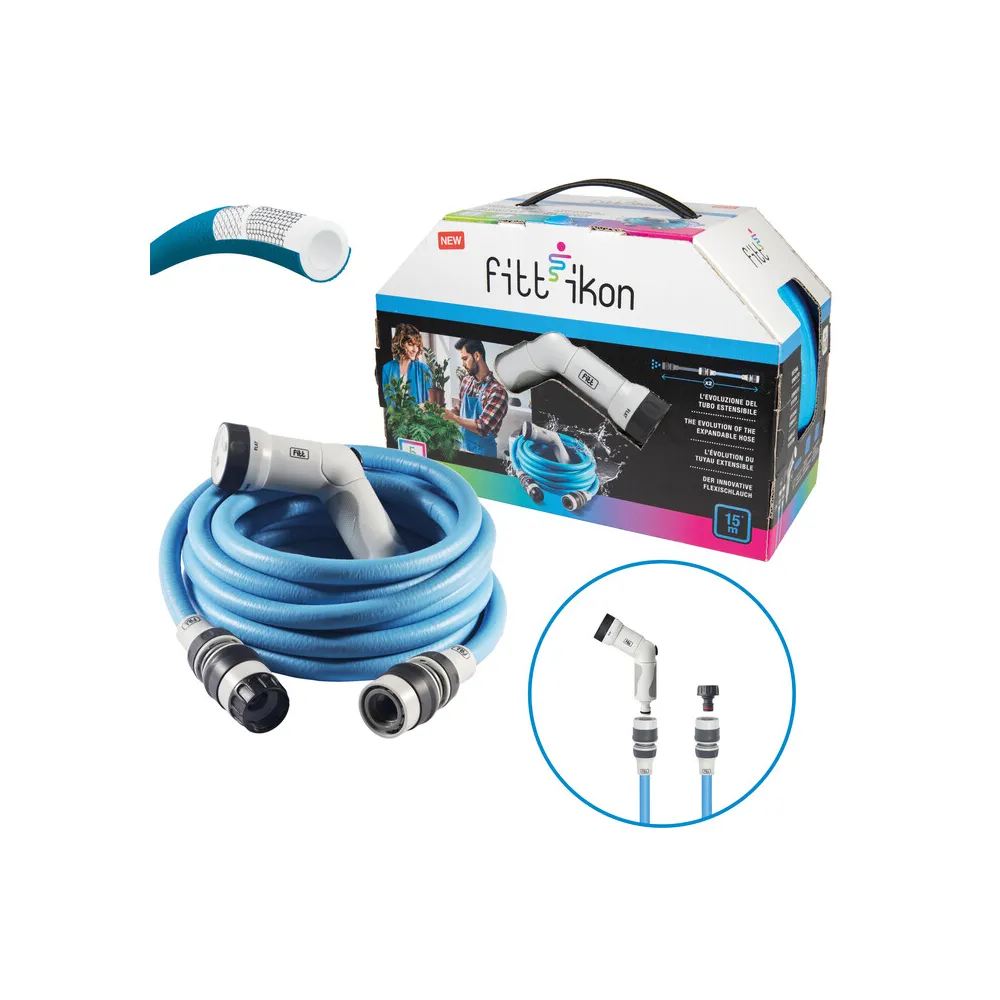 SET TUBO IKON FINO A 25 M C/ACCESSORI COLORI ASS (4