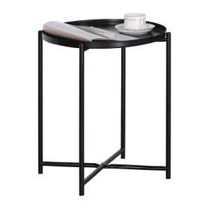 TAVOLINO CAFFE METALLO NERO