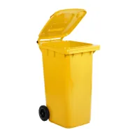 PATTUMIERA 240 L C/RUOTE GIALLO MP