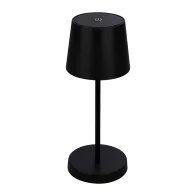 LAMPADA DA TAVOLO BT10001 BATT RICARIC NERO