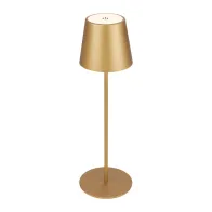 LAMPADA DA TAVOLO BT10009 BATT RICARIC ORO