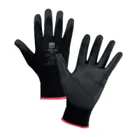 GUANTI HOB POLIESTERE/POLIURETANO NERO TG. 11 (12