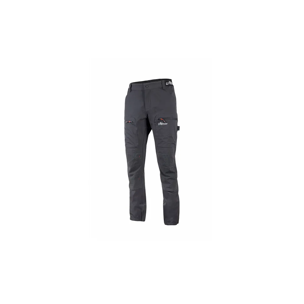 U-POWER PANTALONE ESTIVO HARMONY SLIM GRIGIO TG.XXL