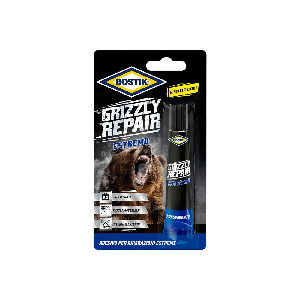 BOSTIK GRIZZLY REPAIR ESTREMO 20 G BLISTER (6 BOSTIK GRIZZLY REPAIR ESTREMO 20 G BLISTER (6