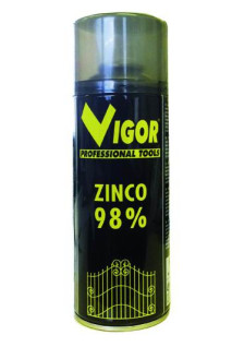 Revêtement anti-corrosion en spray à froid Vigor Zinc 98/100 400 ml