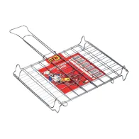 GRATICOLA DOPPIA BOMBATA C/PIEDI 25X25 CM