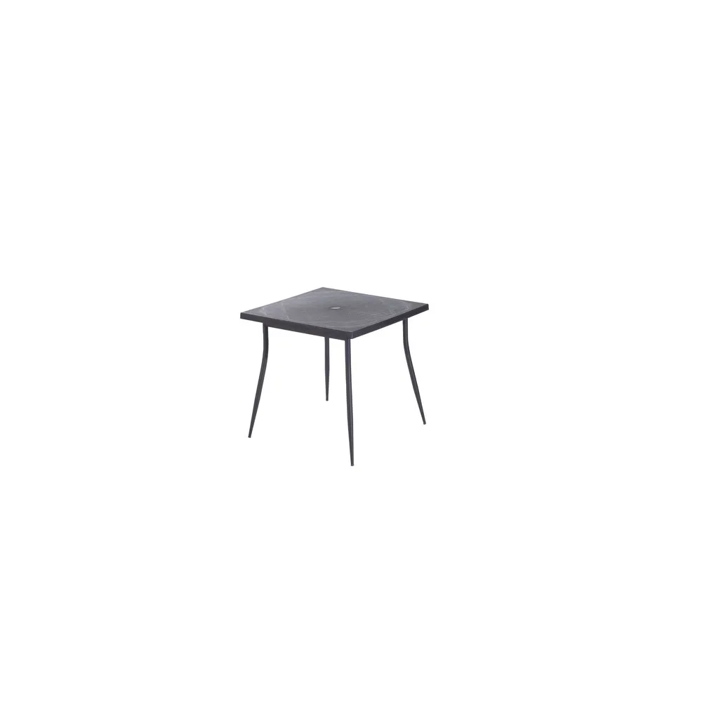 TAVOLO CARMEN 80X80XH75CM NERO