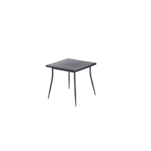 TAVOLO CARMEN 80X80XH75CM NERO