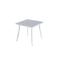 TAVOLO CARMEN 80X80XH75CM BIANCO