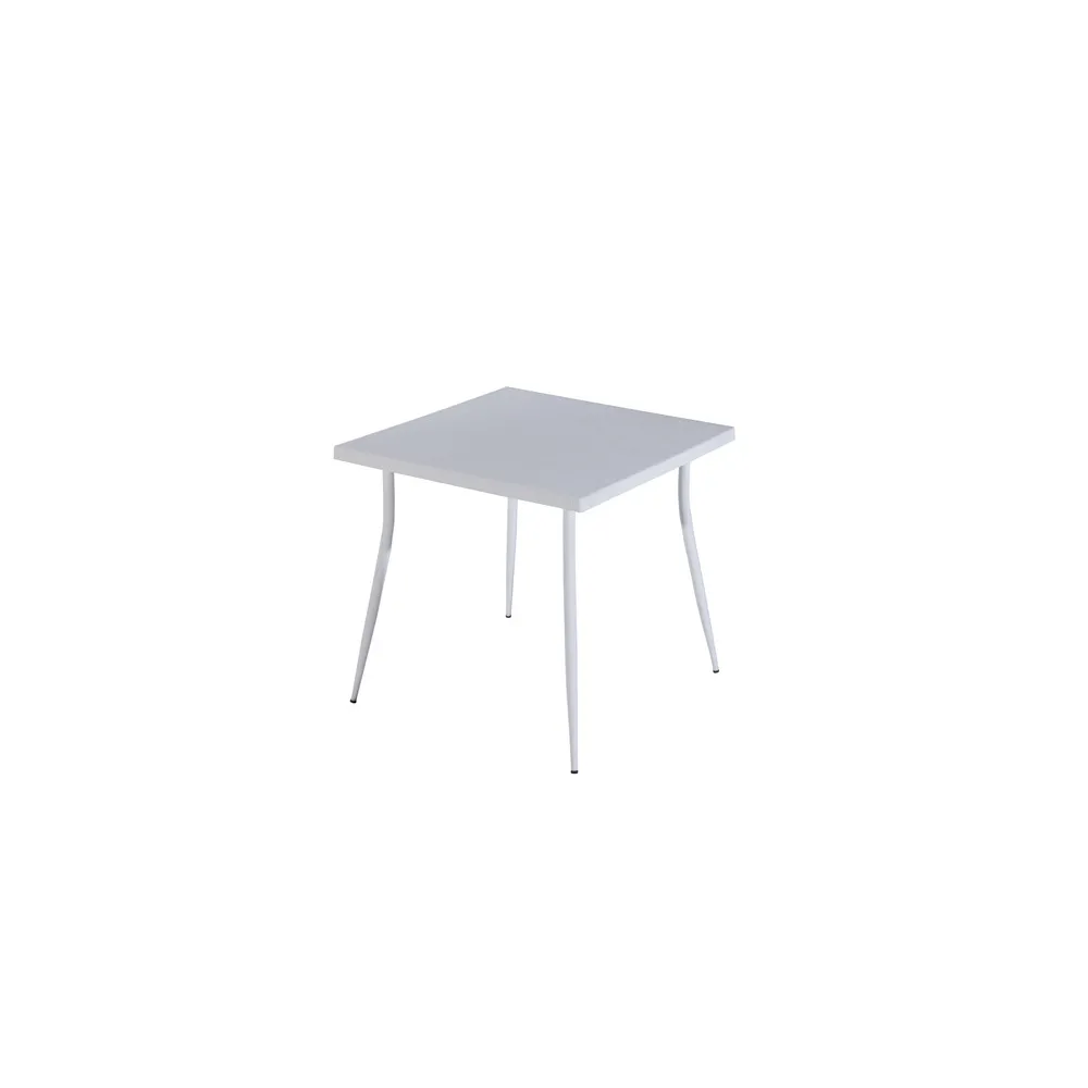 TAVOLO CARMEN 80X80XH75CM BIANCO TAVOLO CARMEN 80X80XH75CM BIANCO