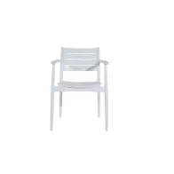 SEDIA C/BRACCIOLI REGNUM BIANCO