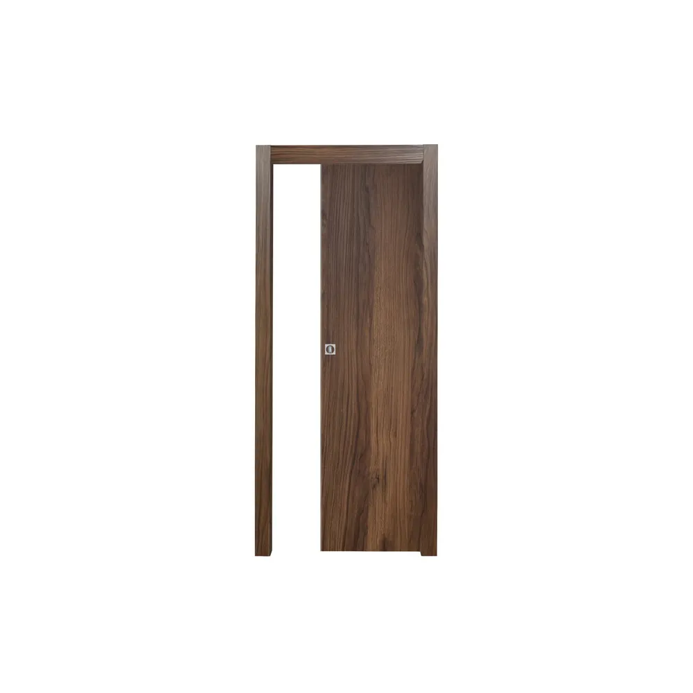 PORTA MICROTEC SCORREV NOCE QUERCIA  80X210