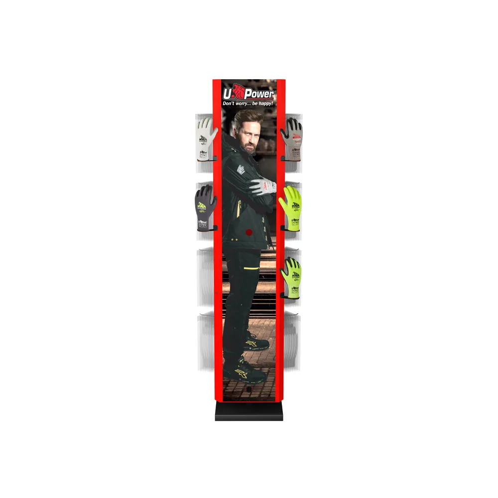 U-POWER ESPOSITORE GUANTI A PAVIMENTO