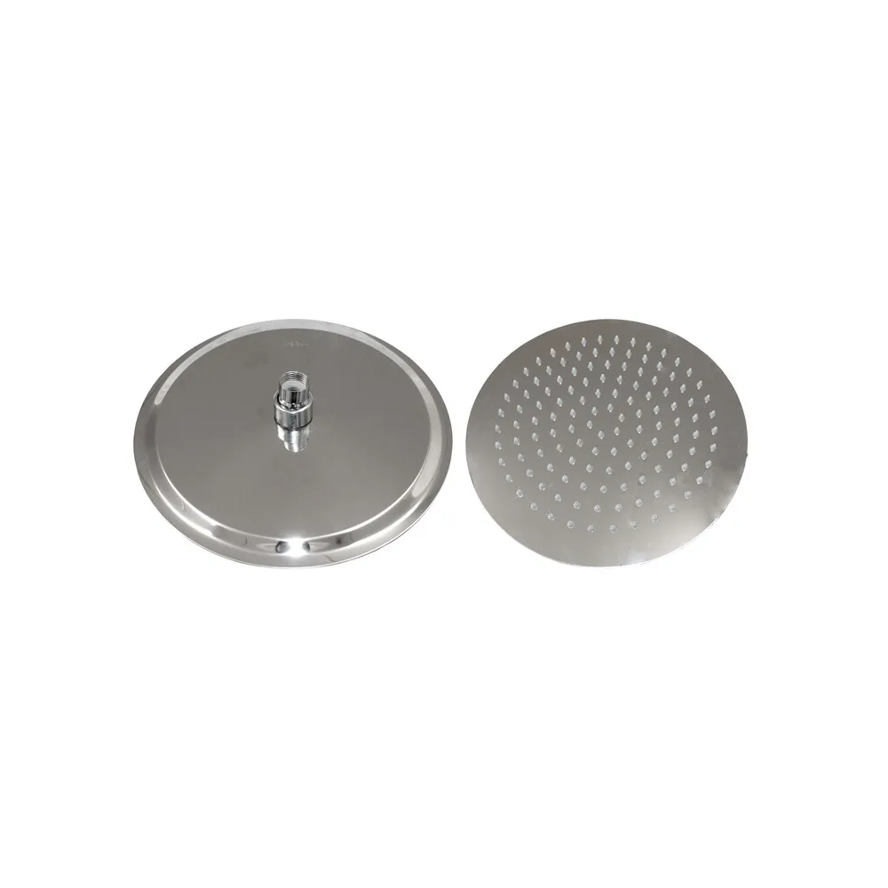 SOFFIONE DOCCIA INOX TONDO D 200 MM SOFFIONE DOCCIA INOX TONDO D 200 MM