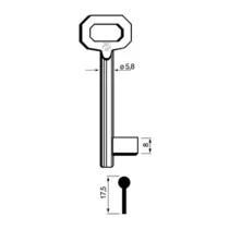 CHIAVI SILCA PATENT 5012 PASSEPARTOUT LUNGA BRONZ (5